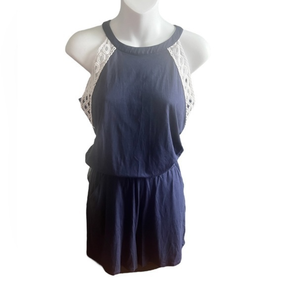 Lily Pulitzer Navy‎ Blue Romper XS